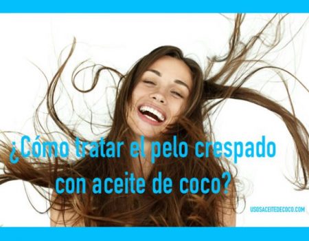 Cómo Tratar el pelo encrespado con ACEITE DE COCO