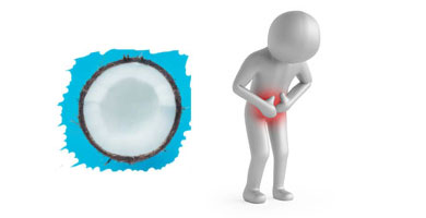 aceite de coco para dolor de estomago