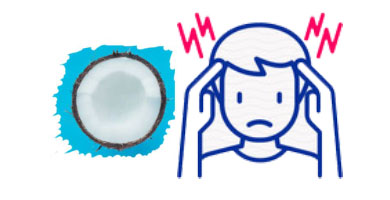 aceite de coco para dolor cabeza