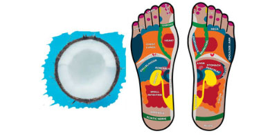 aceite de coco para dolor de PIES