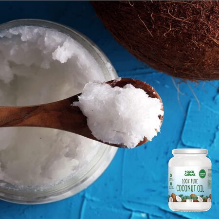 Coco Cabana Aceite de coco 100% puro, 1 litro, de primera calidad, vegano, sin gluten y sin lácteos, producto de belleza natural para la piel, el cabello