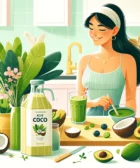 Cómo hacer batido de Aguacate con Aceite de Coco